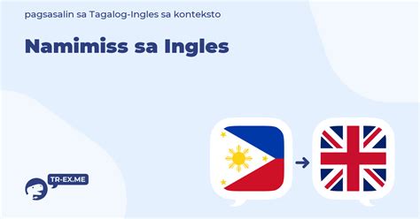 Namimiss: Definition of Filipino / Tagalog word namimiss.